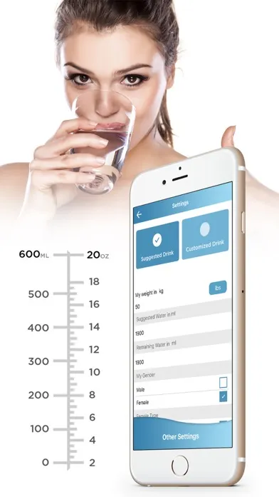 Drink Water Reminder - Daily water Drink Tracker স্ক্রিনশট