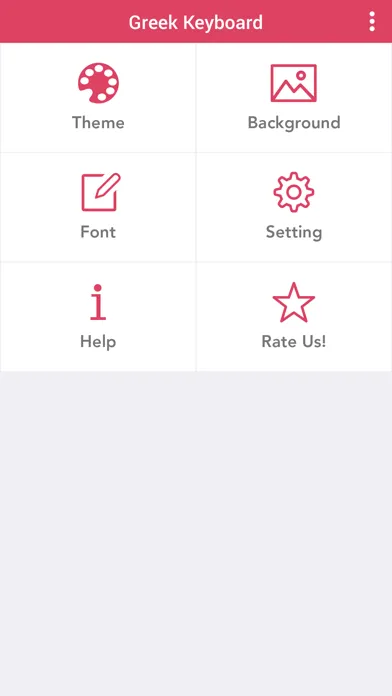 Tangkapan layar Greek Keyboard - Greek Input Keyboard