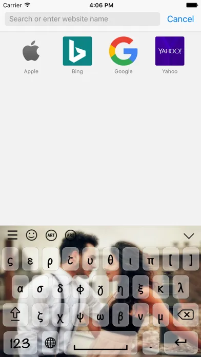 Tangkapan layar Greek Keyboard - Greek Input Keyboard
