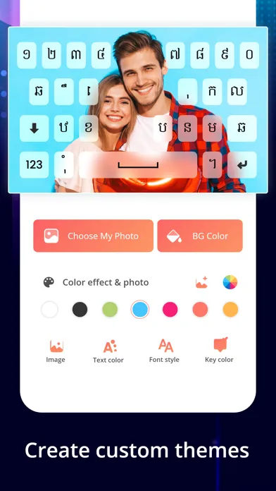 Khmer Language Keyboard Screenshots