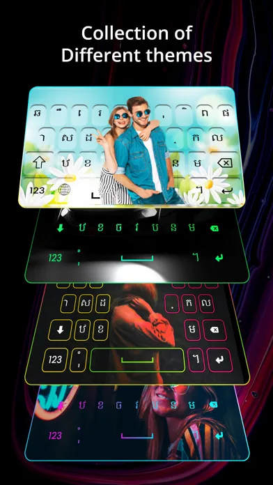 Khmer Language Keyboard Screenshots