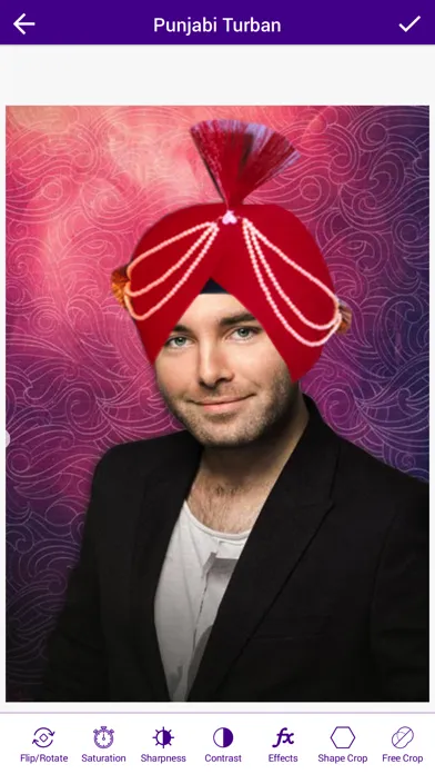 Punjabi Turban Photo Booth - Turban Photo Montage سکرین شاٹس