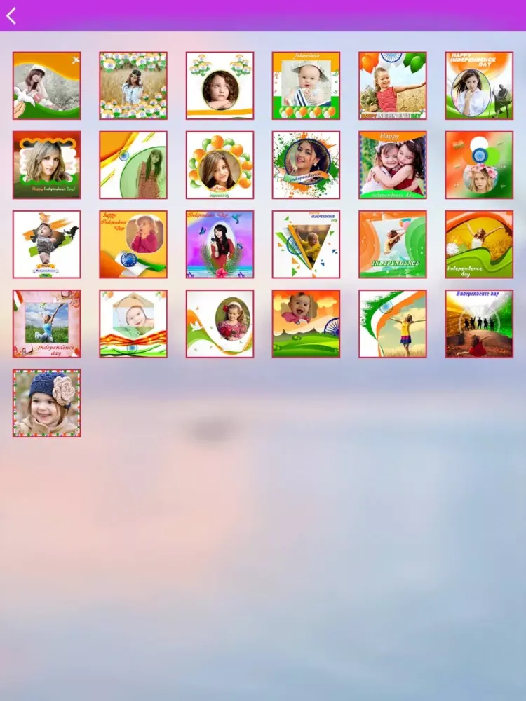 Tangkapan layar 15 August Photo Frames 2016 iPad 
