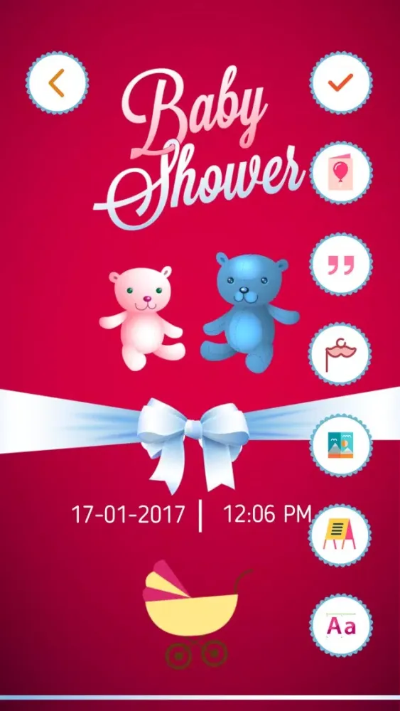 Baby Shower Invitation Cards Maker HD Pro स्क्रीनशॉट
