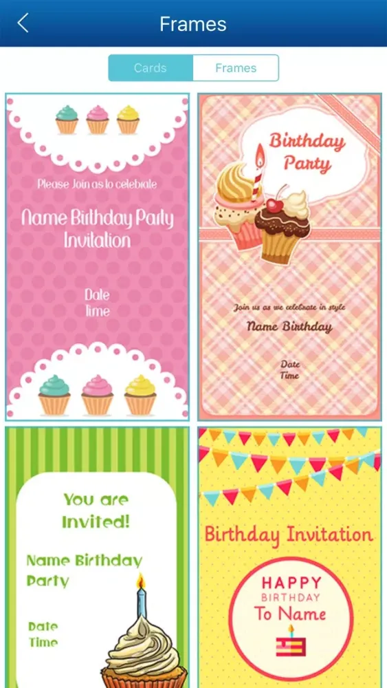 Birthday Invitation Card Maker HD Pro स्क्रीनशॉट
