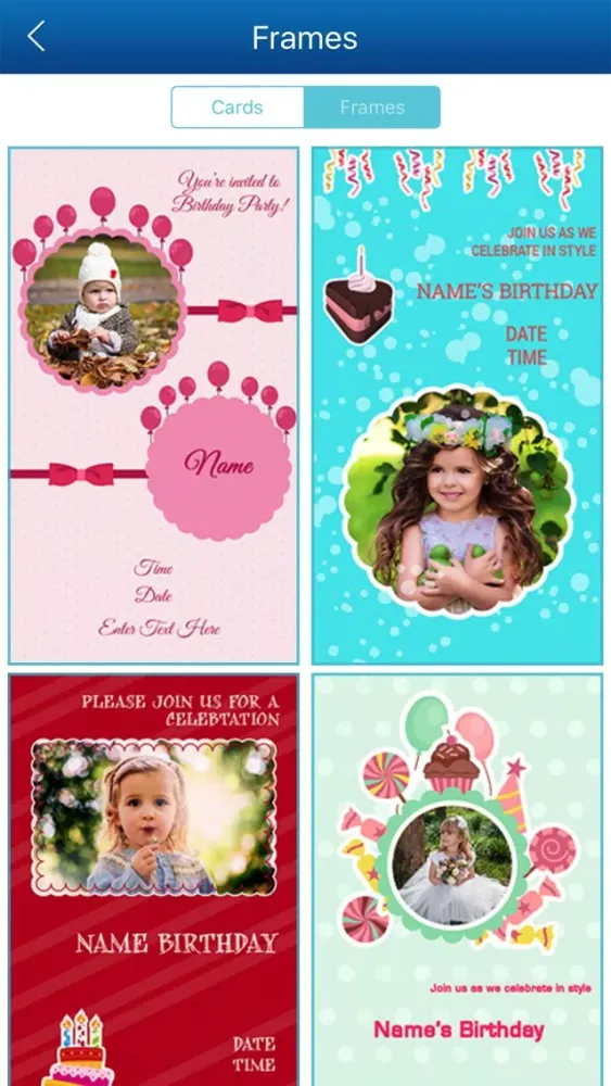 Birthday Invitation Card Maker HD Pro स्क्रीनशॉट