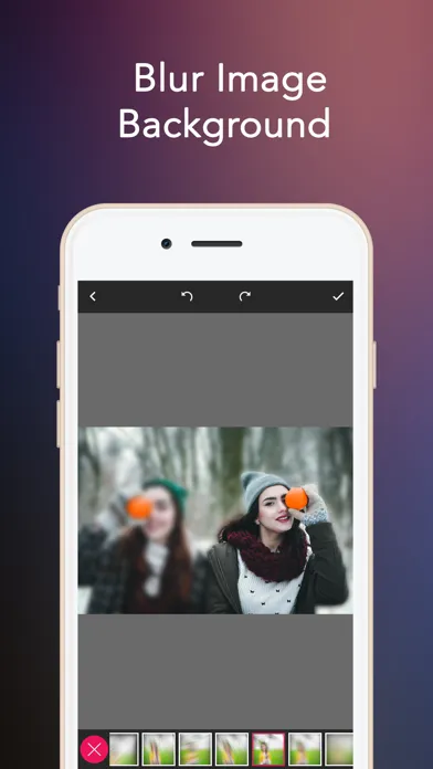 ภาพหน้าจอของ Blur Image Background - DSLR Camera Effect