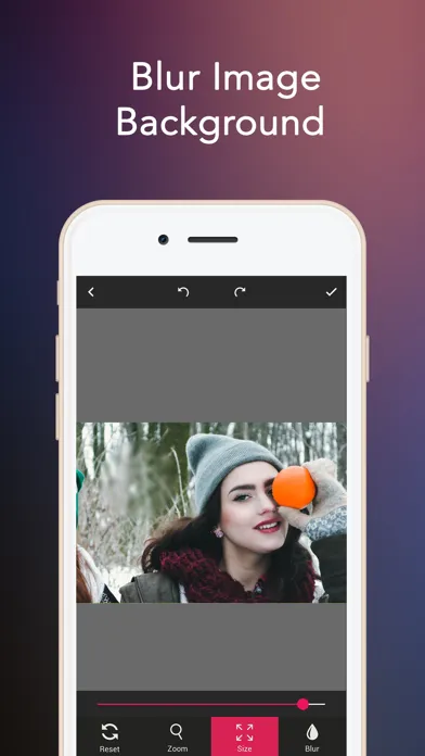 ภาพหน้าจอของ Blur Image Background - DSLR Camera Effect