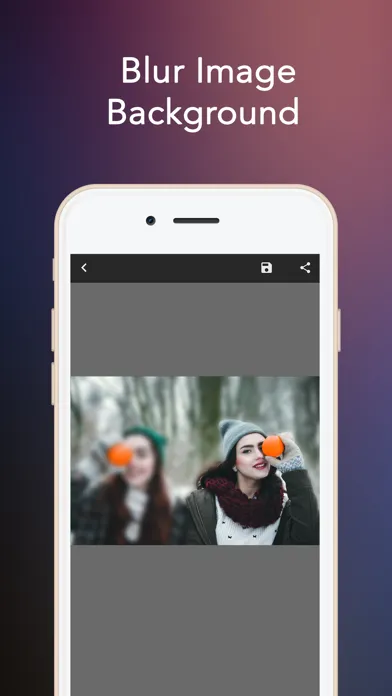 ภาพหน้าจอของ Blur Image Background - DSLR Camera Effect