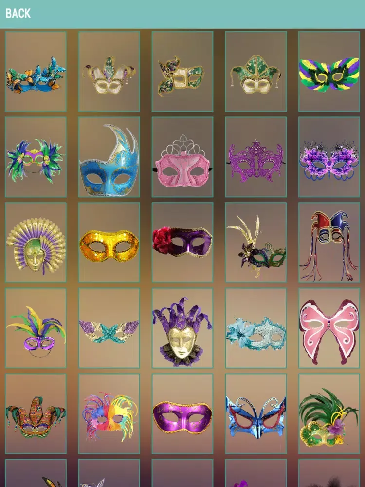 Capturas de pantalla de Carnival Masks Photo Montage iPad 