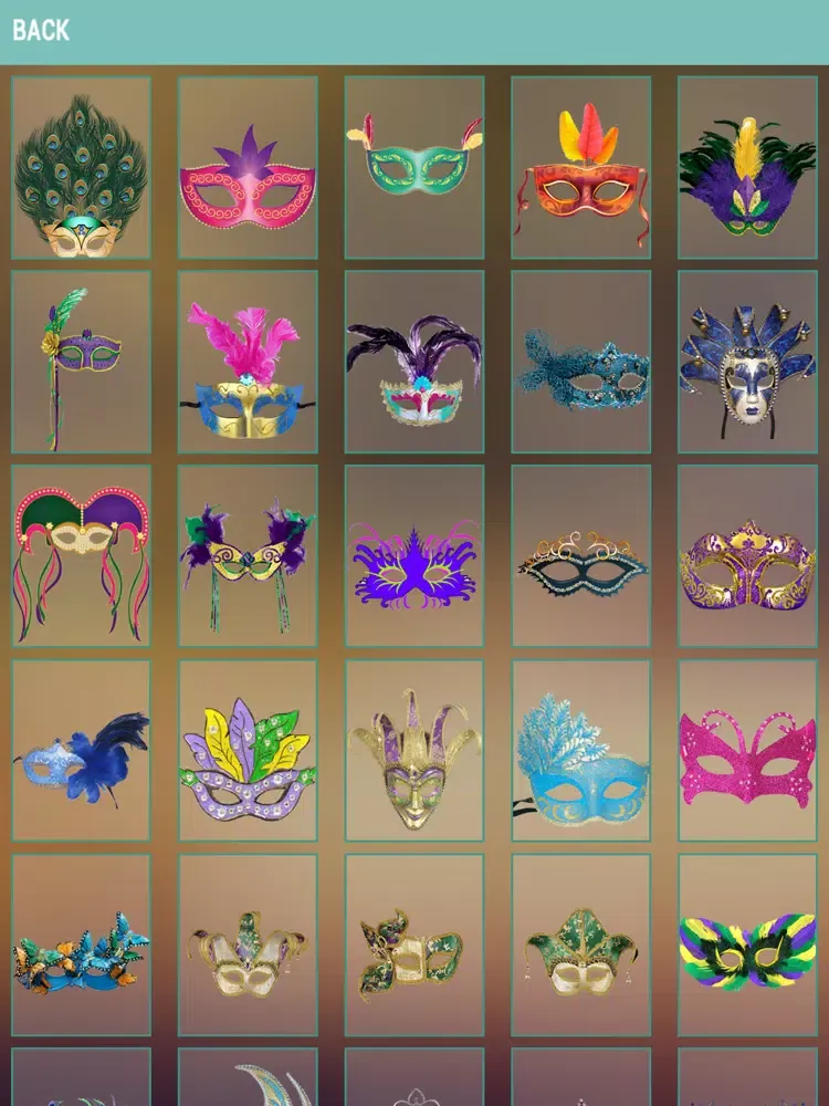 Capturas de pantalla de Carnival Masks Photo Montage iPad 