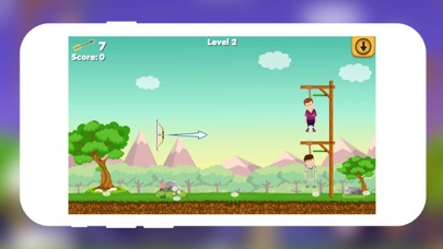 Tangkapan skrin Cut Rope - Bow and Arrow Game