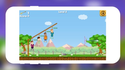 Tangkapan skrin Cut Rope - Bow and Arrow Game