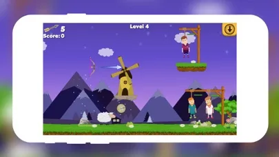 Tangkapan layar Cut Rope - Bow and Arrow Game