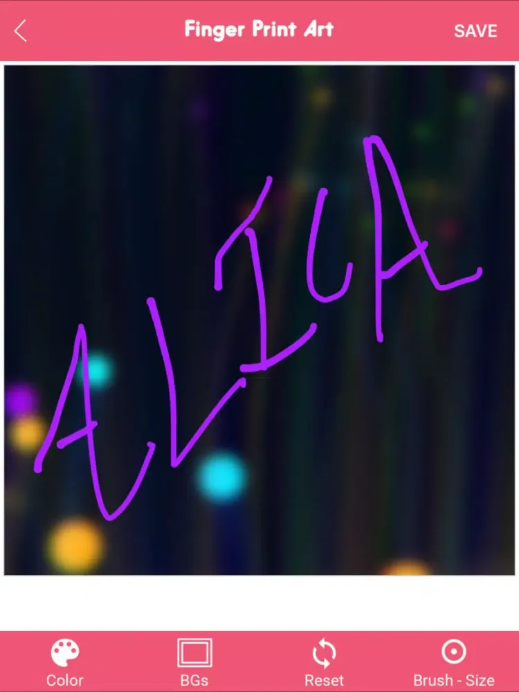 Fingertip Art iPad  سکرین شاٹس
