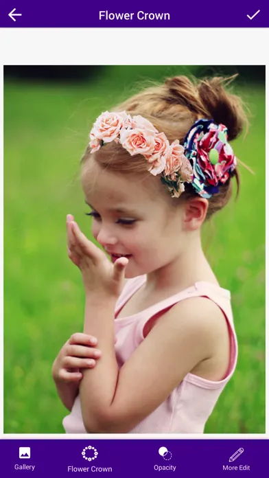 Flower Crown Photo Booth Screenshots