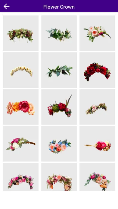 Captures d'écran de Wedding Flower Crown Hairstyle Photo Editor