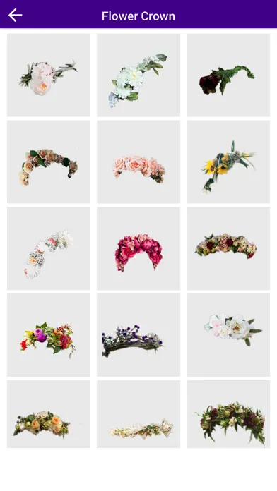 Captures d'écran de Wedding Flower Crown Hairstyle Photo Editor