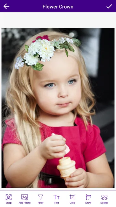 Captures d'écran de Wedding Flower Crown Hairstyle Photo Editor