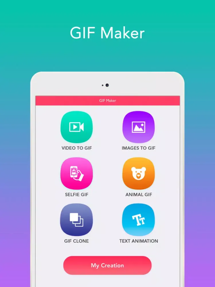 Gif Maker Pro - Video to Gif, Photo to gif iPad  スクリーンショット