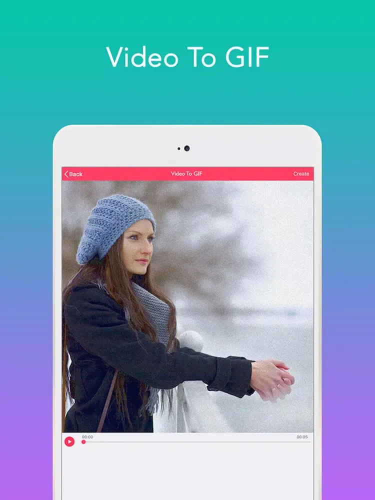 Gif Maker Pro - Video to Gif, Photo to gif iPad  スクリーンショット