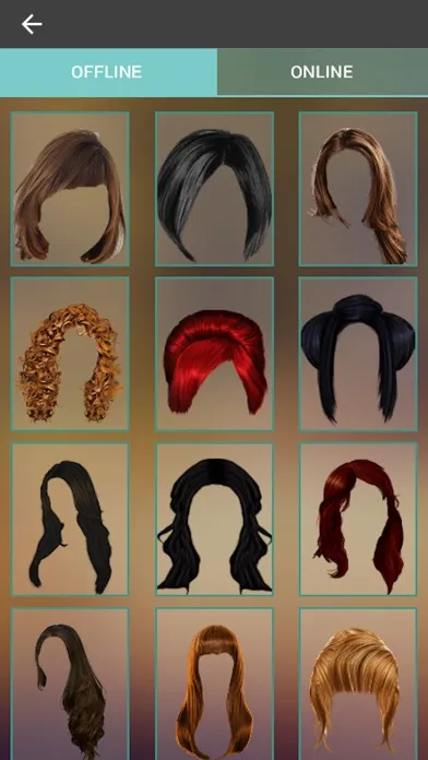 Captures d'écran de Woman Hair Style Changer
