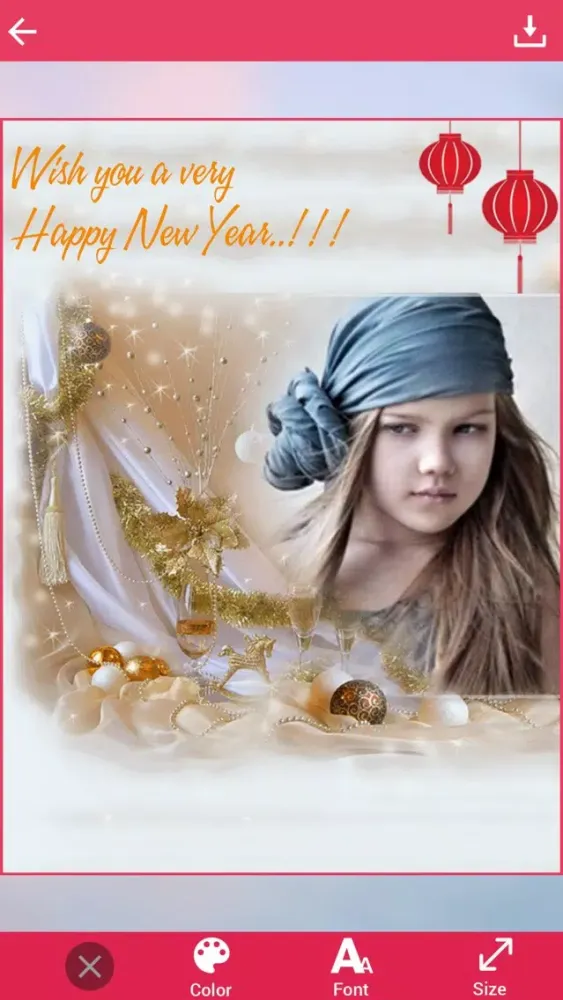 Happy New Year Photo Frame应用截图