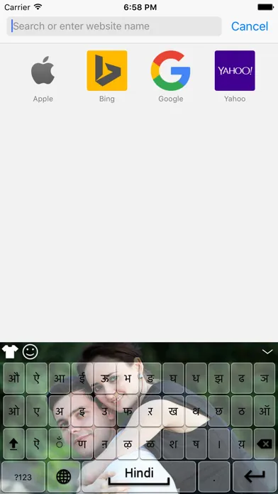Capturas de tela do Hindi Keyboard - Hindi input Keyboard