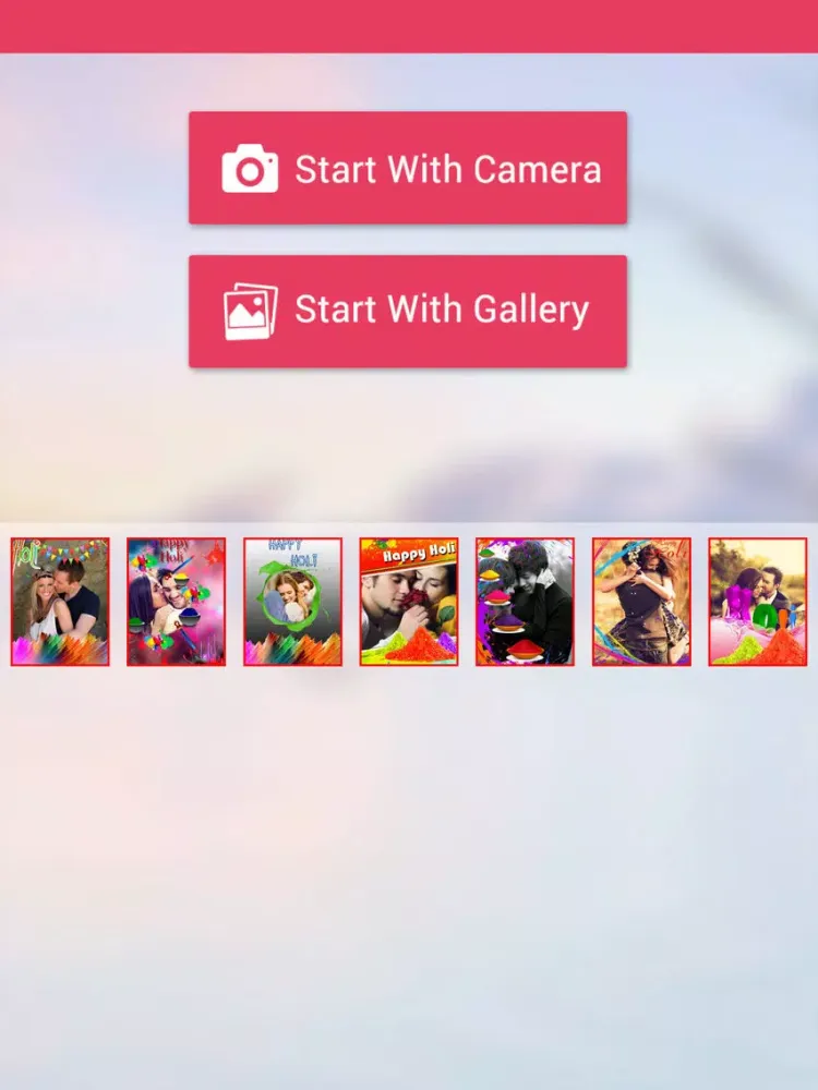 Holi Photo Frame iPad 应用截图