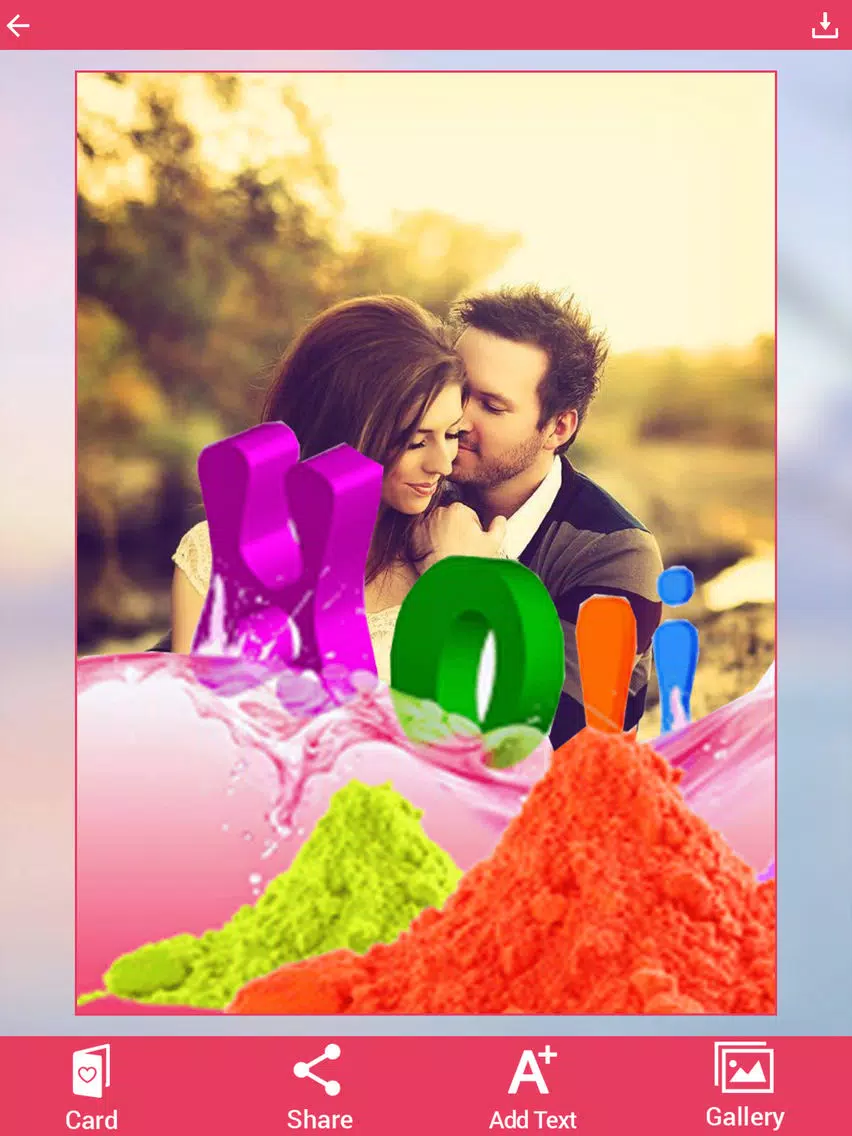 Holi Photo Frame iPad  سکرین شاٹس