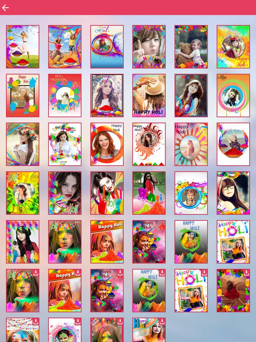Holi Photo Frame iPad  سکرین شاٹس