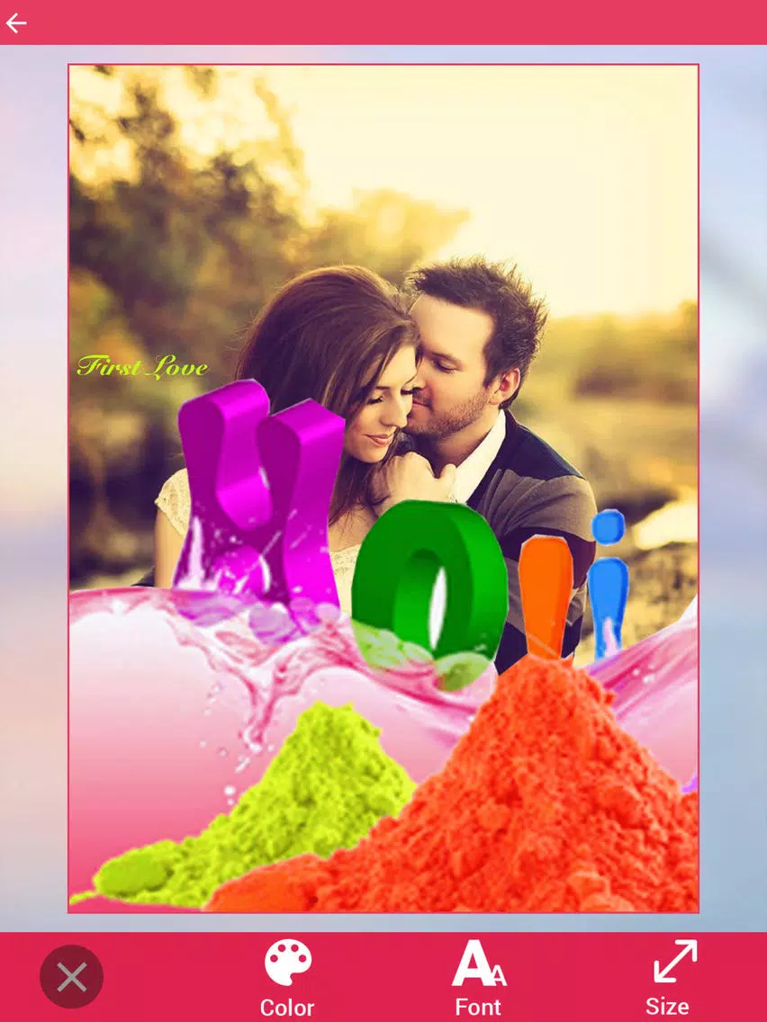 Holi Photo Frame iPad  سکرین شاٹس