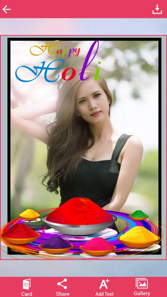 Holi Photo Frame سکرین شاٹس