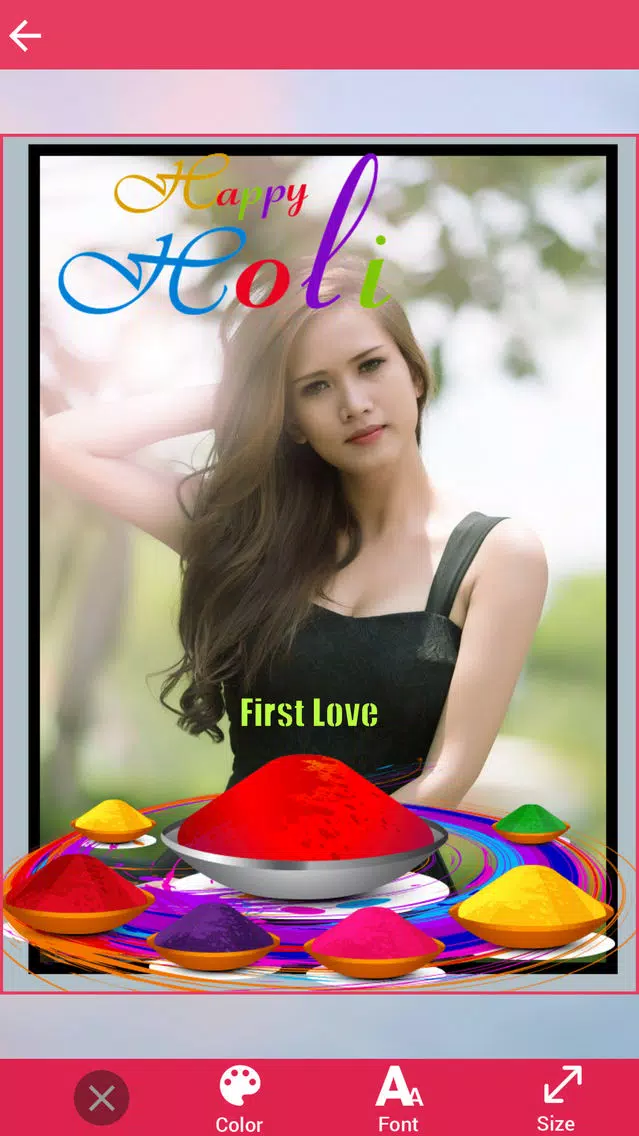 Holi Photo Frame سکرین شاٹس
