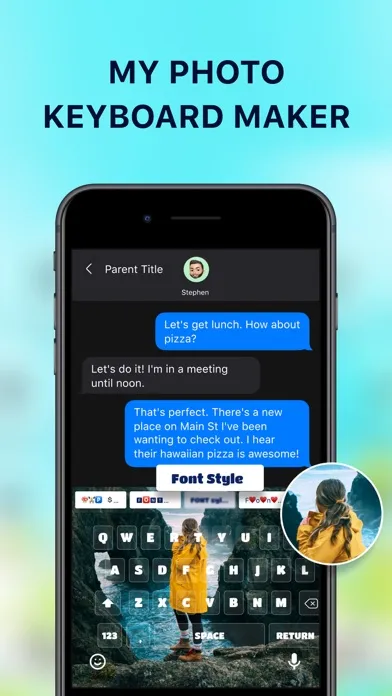 My Photo Background Keyboard Screenshots