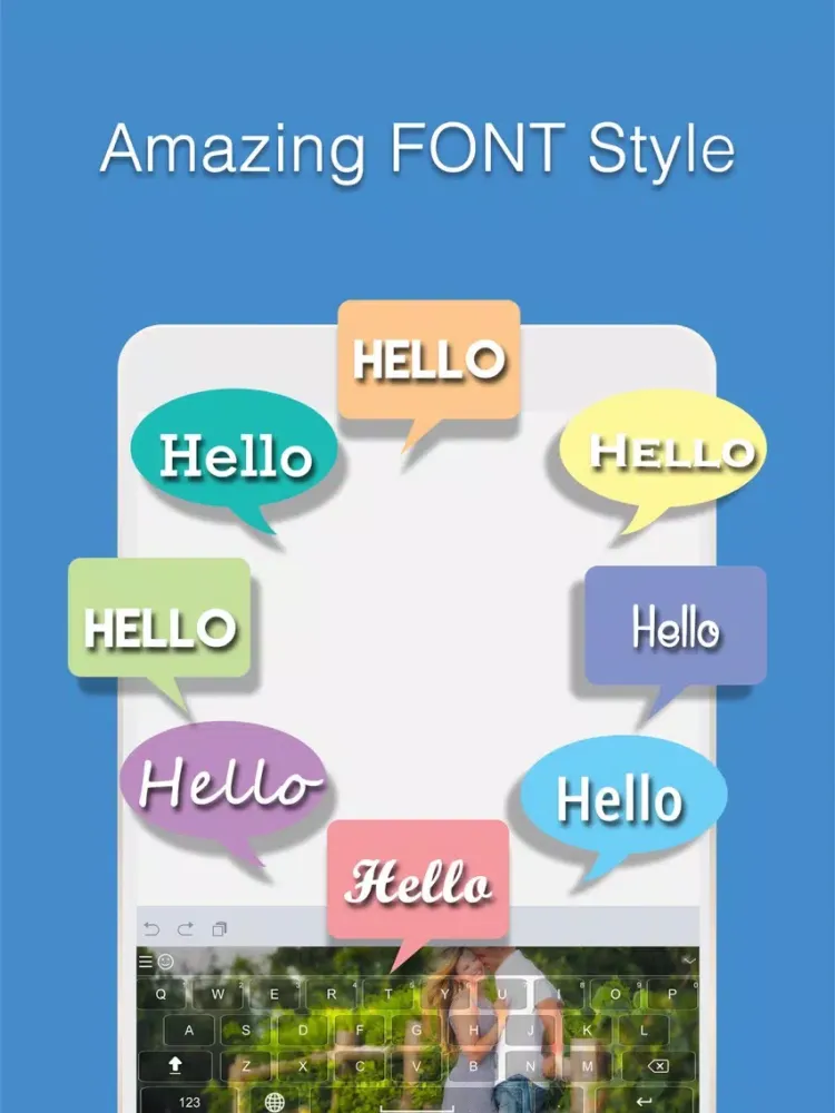 Screenshot di My Photo Background Keyboard pro iPad 