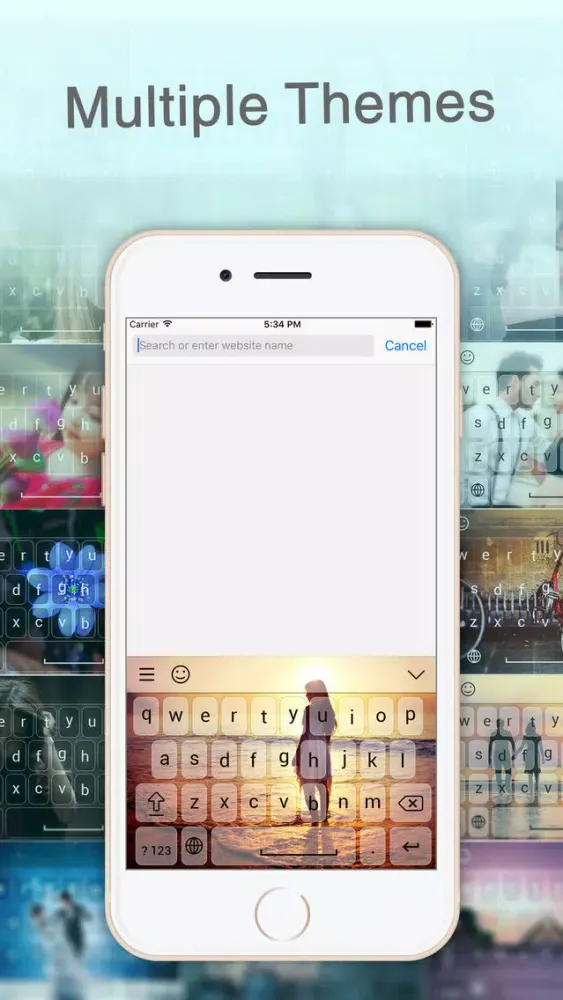 Screenshot di My Photo Background Keyboard pro