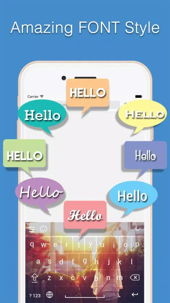 Screenshot di My Photo Background Keyboard pro