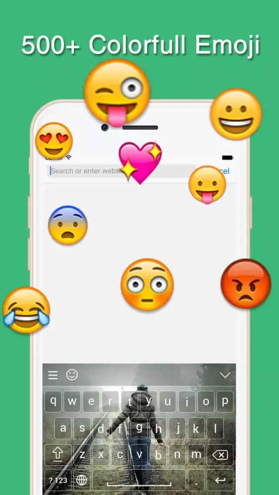 Screenshot di My Photo Background Keyboard pro