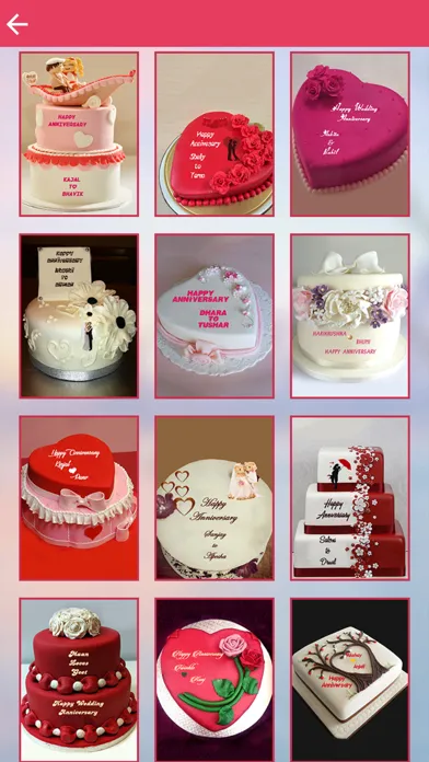 صور Name On Anniversary Cake