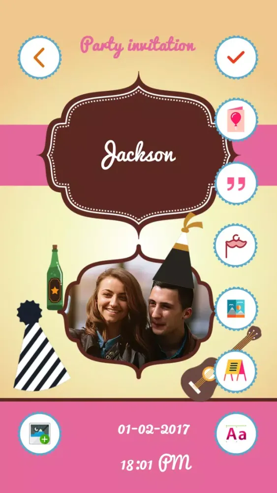 Party Invitation Card Creator HD Pro Screenshots