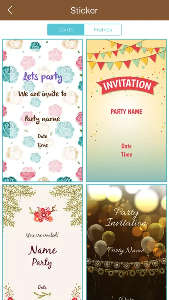 Party Invitation Card Creator HD Pro Screenshots
