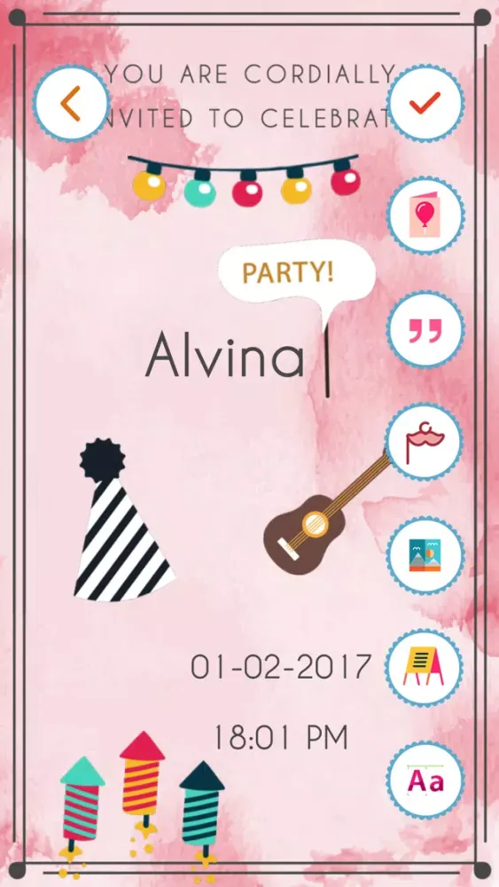 Party Invitation Card Creator HD Pro Screenshots