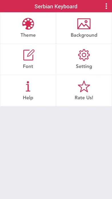 Capturas de tela do Serbian keyboard - Serbian Input Keyboard