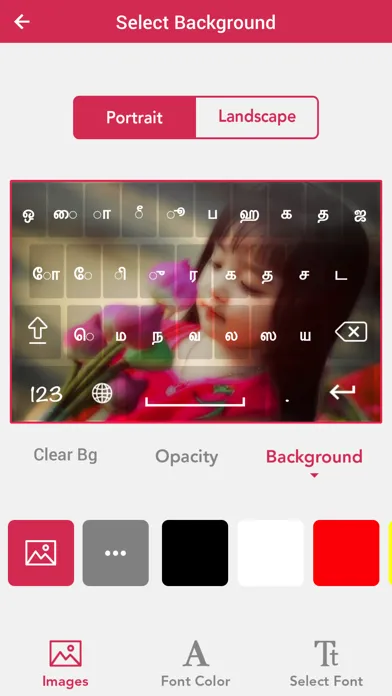 ภาพหน้าจอของ Tamil Keyboard - Tamil Input Keyboard