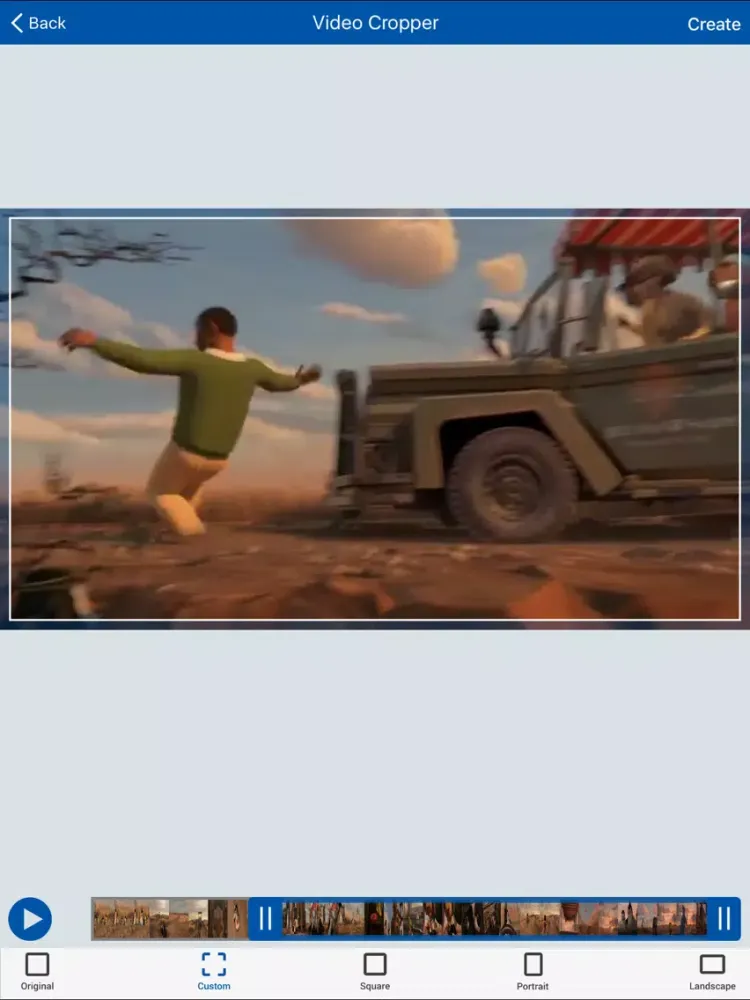 Capturas de pantalla de Video Cropper Pro - Crop Video for Instagram, Squa iPad 