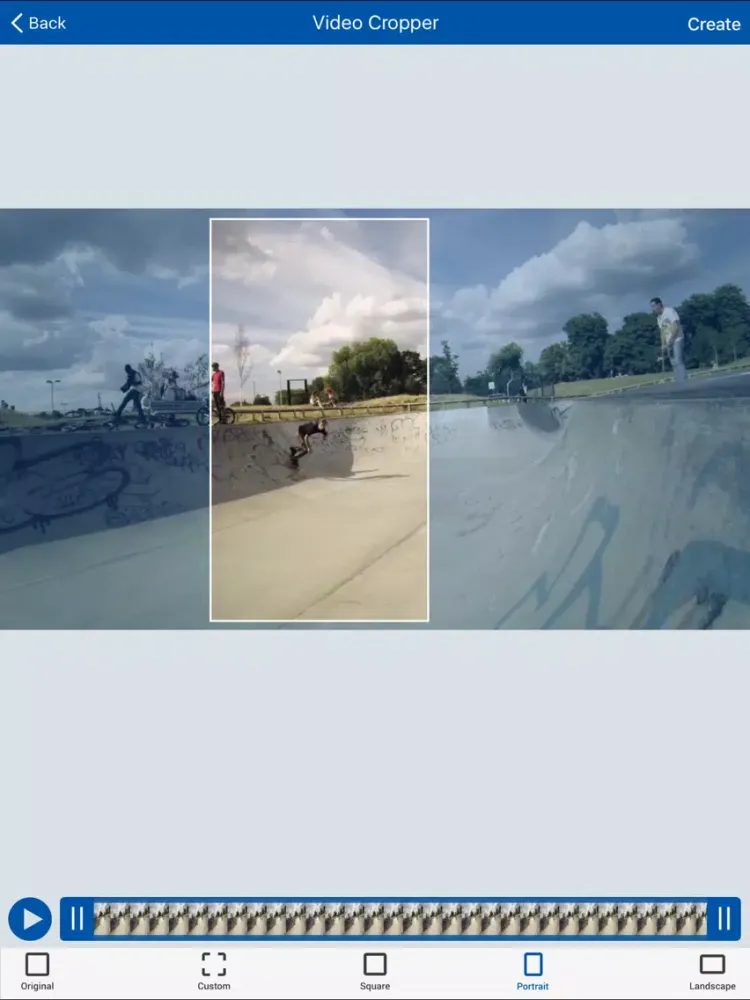 Capturas de pantalla de Video Cropper Pro - Crop Video for Instagram, Squa iPad 