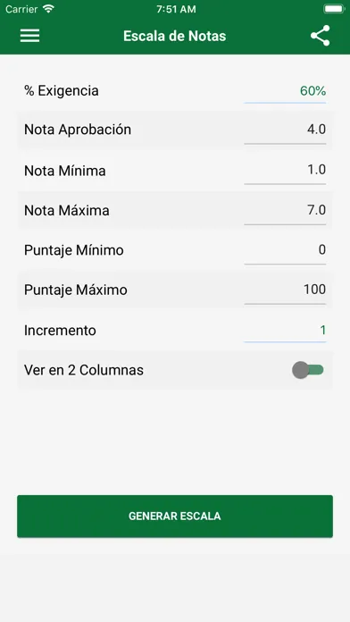 Escala de Notas スクリーンショット