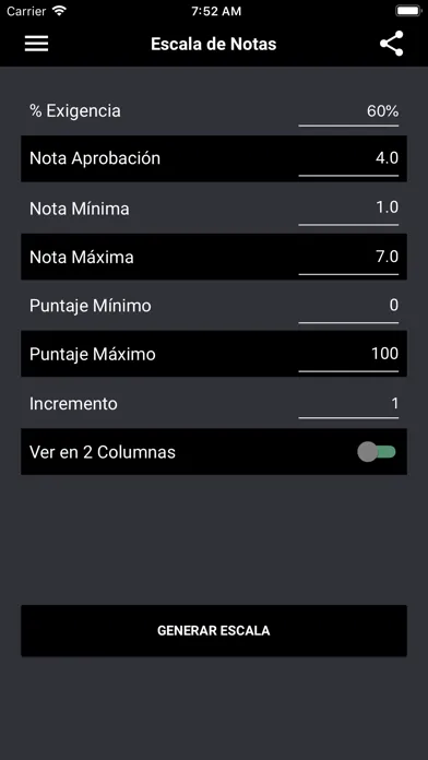 Escala de Notas スクリーンショット