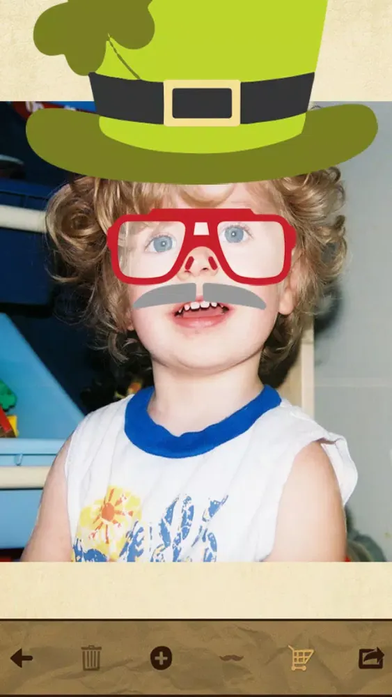Funny Face – Magic facial photo editing app with beard, glasses, hats and hair应用截图